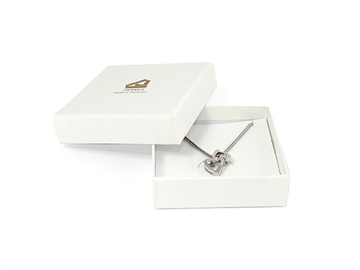 Jewelry box, Ring, earring or necklace - glossy white